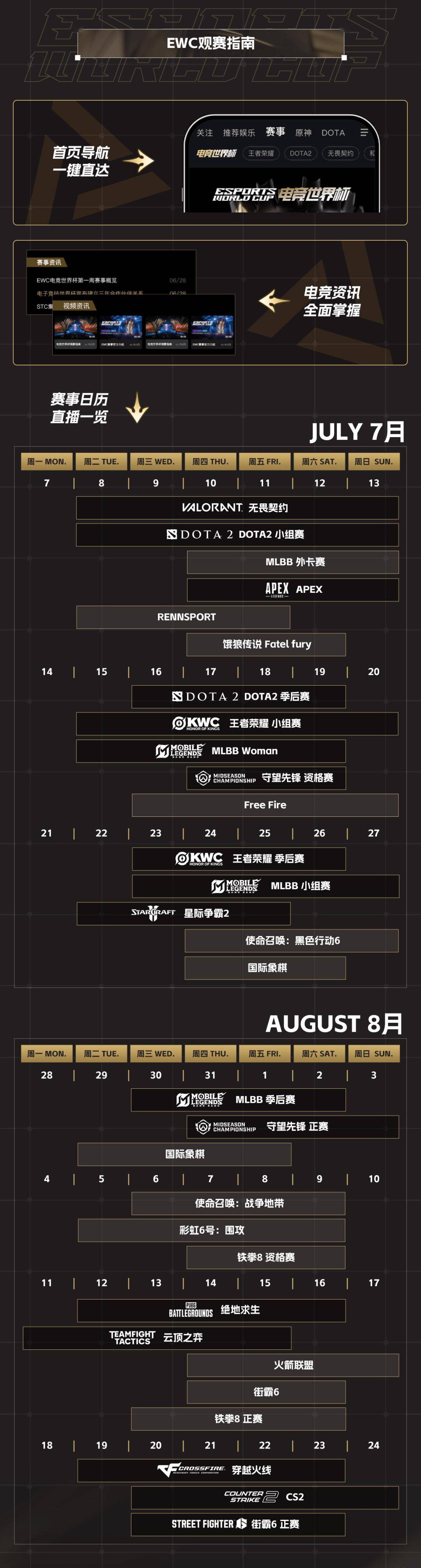 电竞盛夏，相约斗鱼！2025EWC电竞世界杯来袭！