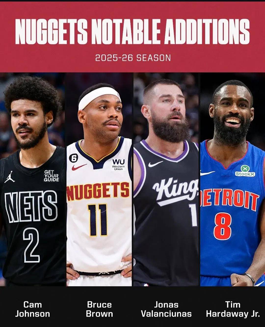 1换1！掘金两笔交易！改变NBA格局