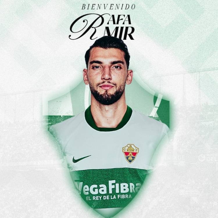 官方：塞维利亚28岁前锋拉法-米尔租借加盟埃尔切，含买断选项